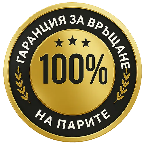 Гаранция за 100% връщане на сумата, заплатена за билет за незадоволителен клиент на семинара по изкуствен интелект