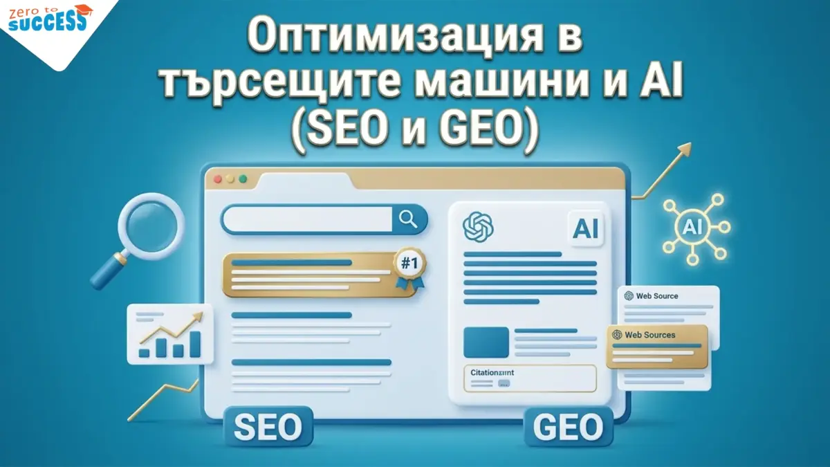 Курс по оптимизация в търсещите машини и изкуствения интелект (SEO и GEO)